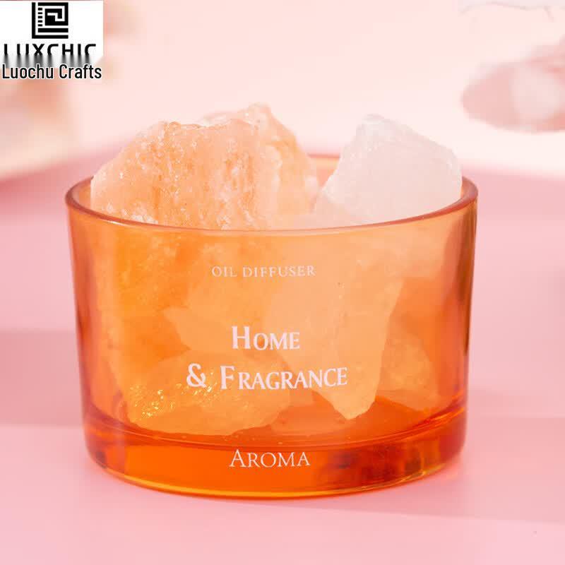 Luxchic Flameless Aroma Diffuser with Crystal Stones & Essential Oil