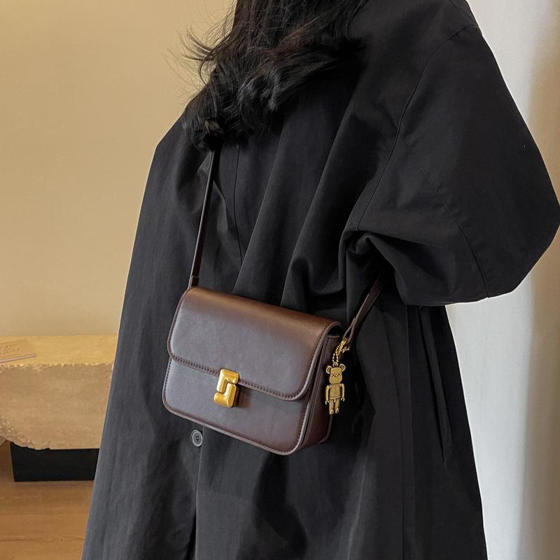 Women's Bag 2025 New Trendy High-end Fashion Chain Shoulder Messenger Bag Autumn and Winter Internet Celebrity Explosion Small Square Bag