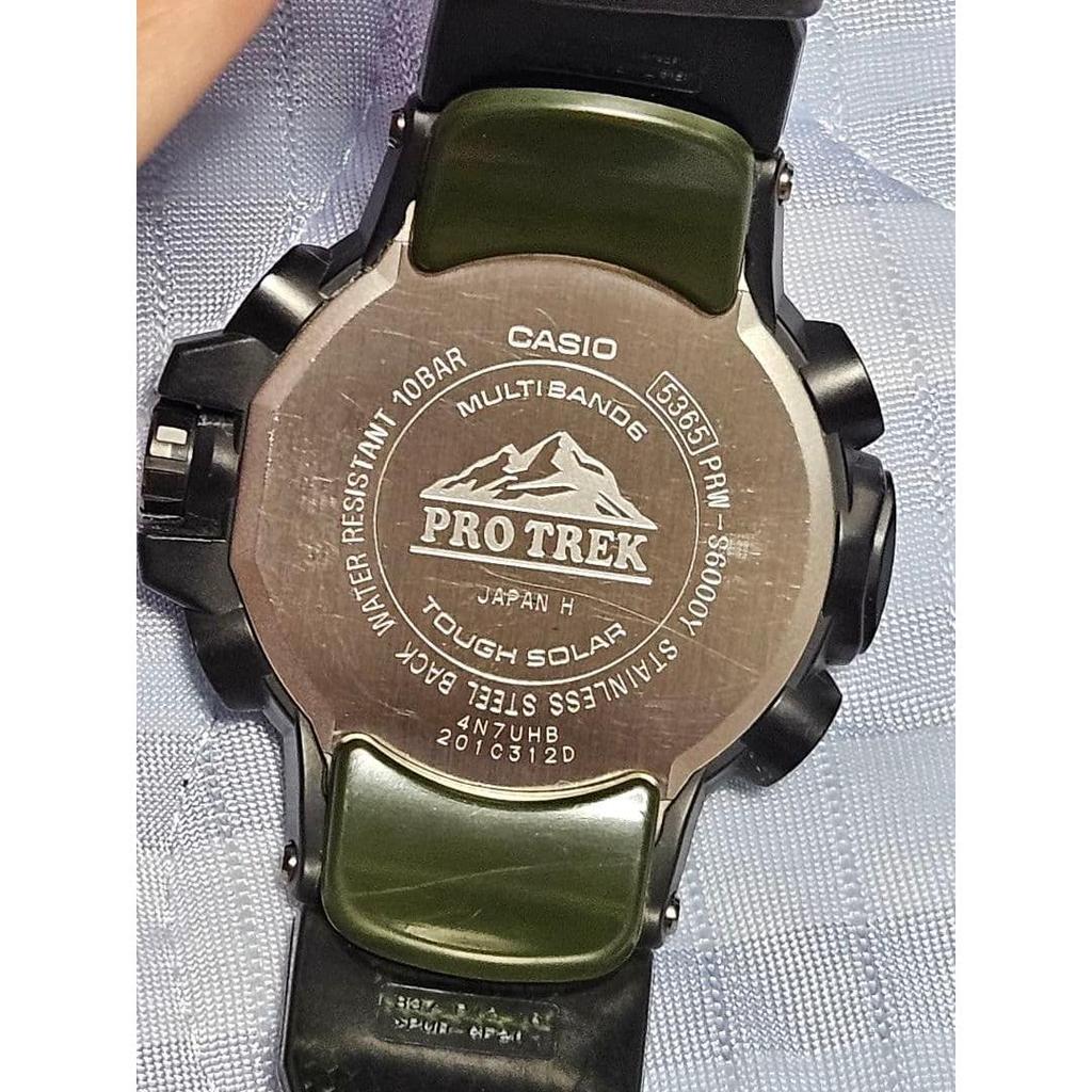Used CASIO PRO TREK/PROTREK/CASIO/PRW-S6000Y-1JF