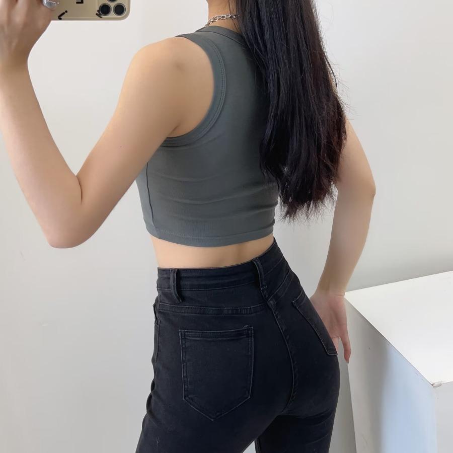 Summer Women Tank Tops Sleeveless Short Style Tee Sexy Slim O Neck Female Clothes