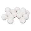 30PCS 12 Sided Blank Dice Plastic Write On Teaching Dice Cubes Polyhedral Dice Kit for Entertainment Education 2.2cm White