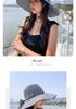 Women's Wide Brim Anti-UV Fashionable Sun Hat with Bowknot and Face Covering