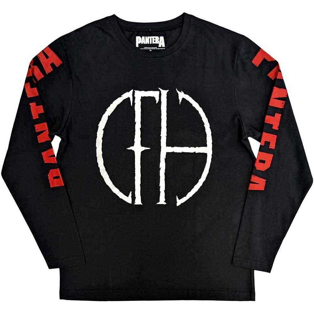 Pantera Frayed Logo L/S Shirt Black New Unisex T-Shirt S