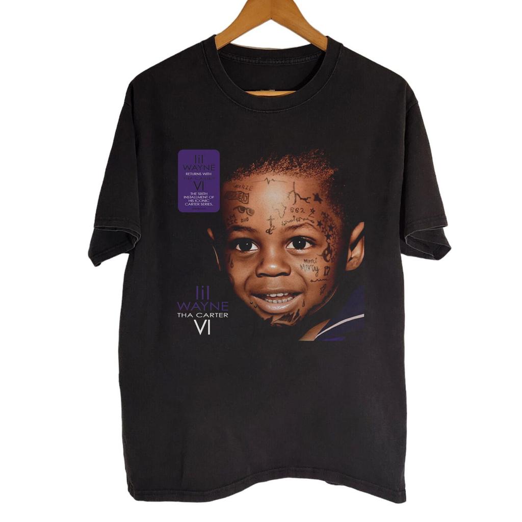HOT!! Lil Wayne - The Carter VI Black Cotton All Size S-5XL T-shirt OM92