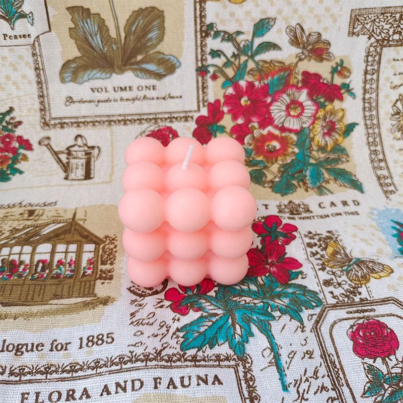 Nordic Ins Style Aromatherapy Candle Creative Rubik's Cube Shape Home Decoration Small Rubik's Cube Home Fragrance Christmas