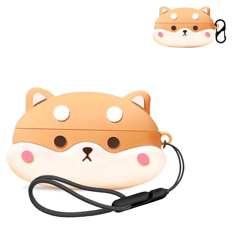 

For Ambie AM-TW02 / AM-TW01 for case cover [NOUKAJU] wireless earphones silicon protective case (With carabiner + strap included) ) Scratch prevention