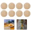 Bohemian Decor Thermal Insulation Mats Thanksgiving Dinner Natural Woven Grass Rustic Table Setting Sustainable Material