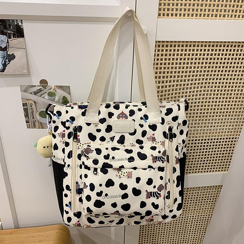 Schoolbag 2025 Schoolbag Female Korean Edition Junior Girl High School High School Large Capacity Mori Cute Printed Backpack