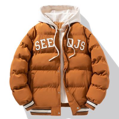 Neue Baumwolljacke Herrenjacke Winter Teen Warm Baumwolljacke Trendig Freizeit Urlaub Zweiteilige Baumwolljacke Herren