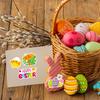Adorable Cartoon Easter Parent Child Interactive Diy Puzzle Stickers Set For Kids