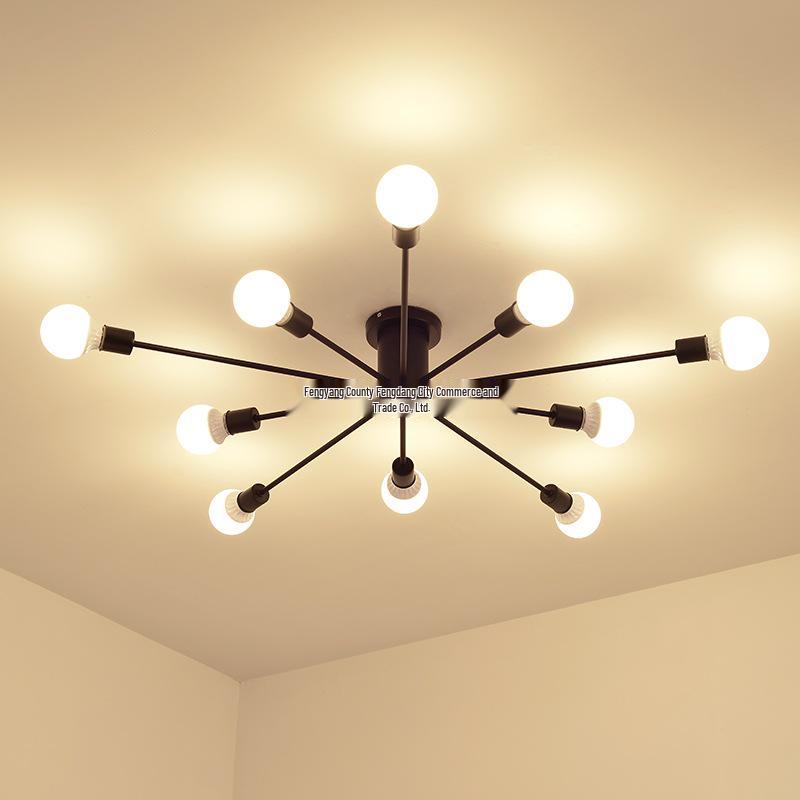 Nordic LED Ceiling Light: Modern Minimalist Design for Bedrooms & Living Rooms