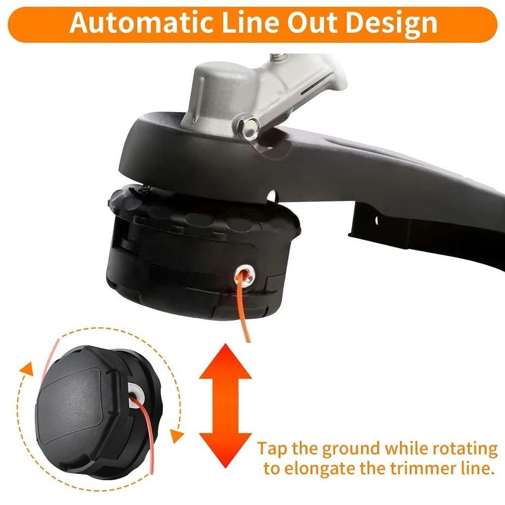 Universal String Trimmer for Head Grass Cutting Line Head for M10*1.25/M8*1.25 Lawn Mower