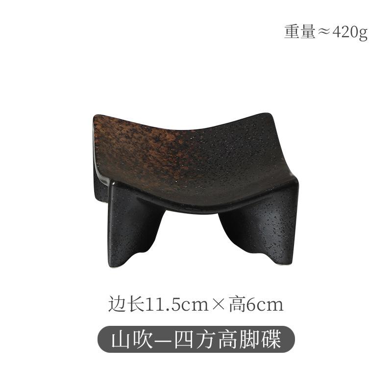 Small Ceramic Plate Barbecue Dipping Sashimi Sushi Soy Sauce Dishes Home Desktop Snack Fruit Dessert Plates