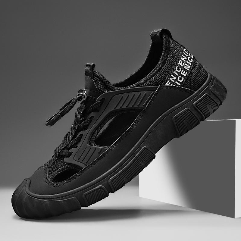 Fashion Summer Man Sandals New Slippers Outdoor Platform Hollow Men's Breathable Anti Slip Beach Casual Fashion Sandals Men Large Size