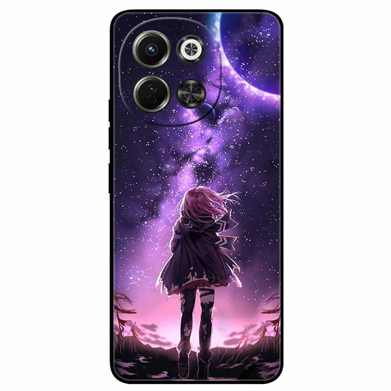 

Phone Cover For Tecno Spark 30 5G Case 6.67 Black TPU Bumper Cartoon Cute Painted Shell for Spark30 5G KL8 Silicone Back Cover Spark 30 5G