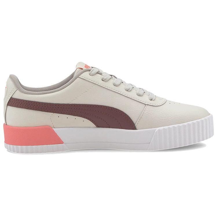 PUMA Carina Leather 'Khaki White Brown' Women's 370325-20