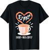 Emc2 Funny Science Coffee Energy Milk Coffee Gift Tshirt Custom Printed Graphic T Shirts Graphic T Shirts Camisas Streetwear