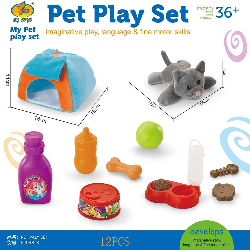 Melissa & Doug Examine and Treat Pet Vet Play Set - Kids Veterinary Play Set Kids Pet Haircut Play Set STEAM Toy Pretend Play