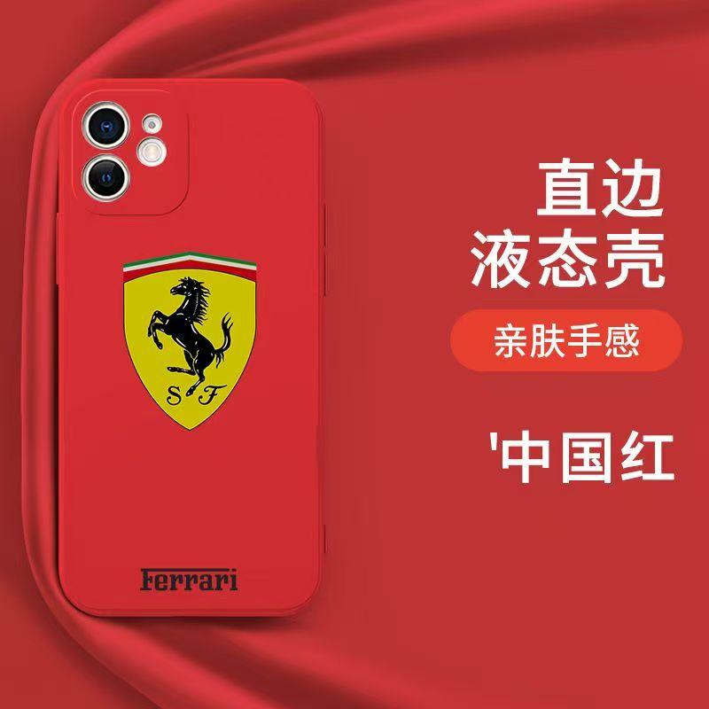 Car Mobile Phone Case for Apple 13 Huawei Mate40 iPhone12promax For Ferrari SF90 Teams SJ Scuderia Ferrari Roma 488 Portofino F8 NBA2