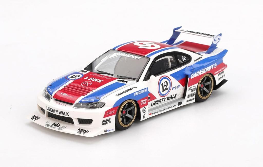 Sunrich TSM MODEL Nissan Silhouette Silvia S15 GARASIDRIFT x LBWK 2025 Fertigprodukt TSMV0029 1/43 LB-Super