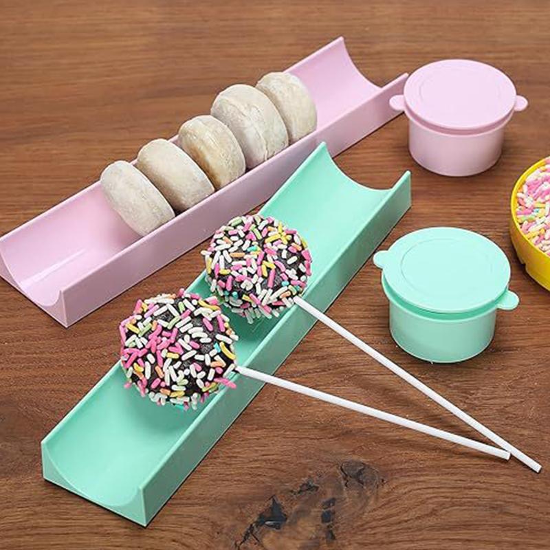2/3pcs/set Round/Heart/Star/Flower Lollipop Mold Plastic Cookies Cakepop Mould DIY Fondant Cake Decorating Tools Baking Supplies