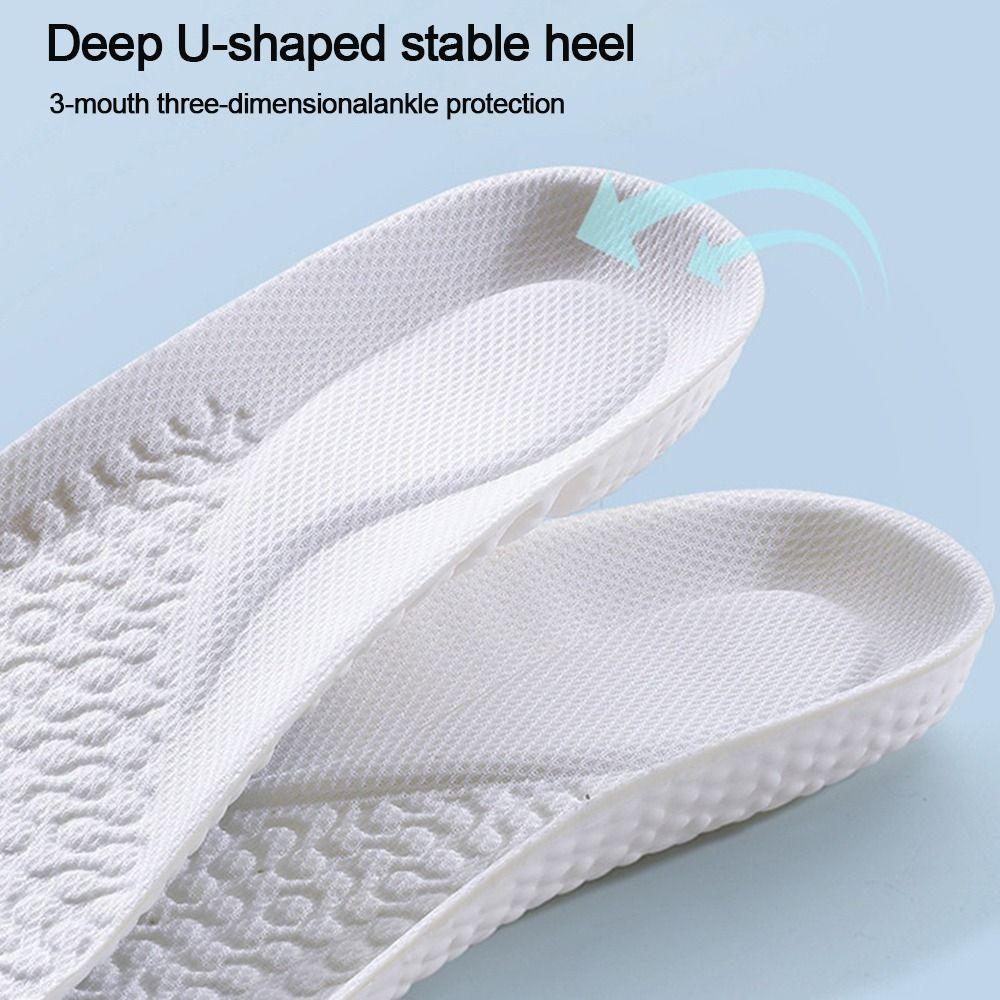 Sports Cushion Sole Shock Absorption Orthopedic Insoles Shoe Pads EVA Insoles Running Insoles