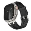 Metal+FKM Strap For Apple Watch Ultra 3/2/1 49mm 11 10 46mm Replacement Bracelet Wristband iWatch 9 8 7 6 5 SE3 45mm 44mm