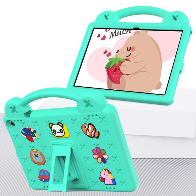 EVA Stand Case for ONN 10.1 Gen3 2022 Model 100071485 Kids Safe Cover  DIY Style Tablet Shell With Handle Strap Shockproof Funda
