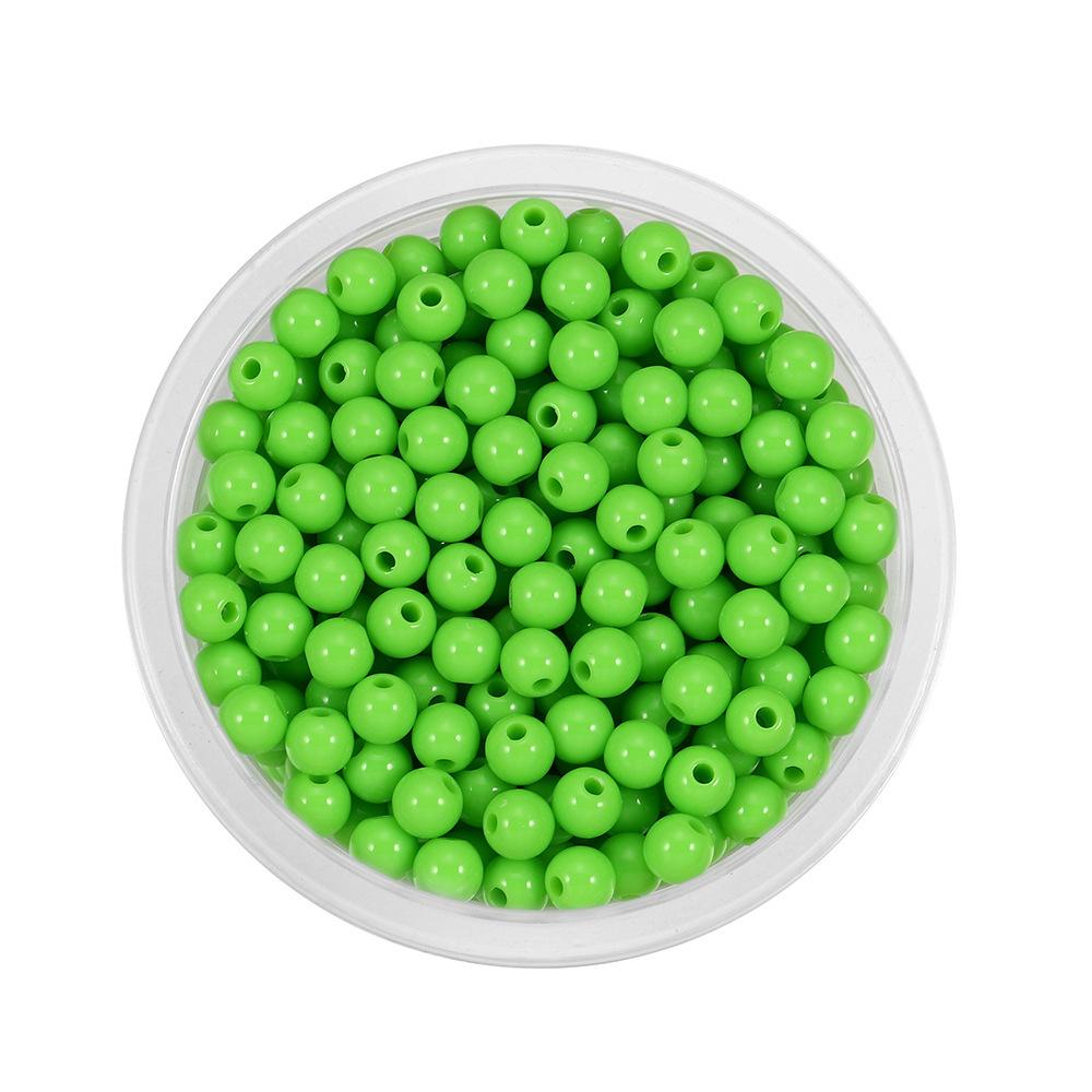 Colorful 6mm Acrylic Rice Spacer Beads for DIY Jewelry and Clothing