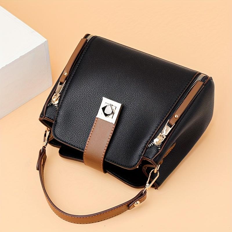 Elegant Anti-Theft Crossbody Handbag: Adjustable Strap, Secure Zip Closure, Durable & Perfect for Any Occasion