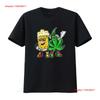 Neues lustiges Pot-Blatt Bong Bier betrunken Rauchen T-Shirt Vintage Top für den Alltag Grafisches lässiges Mode Streetwear