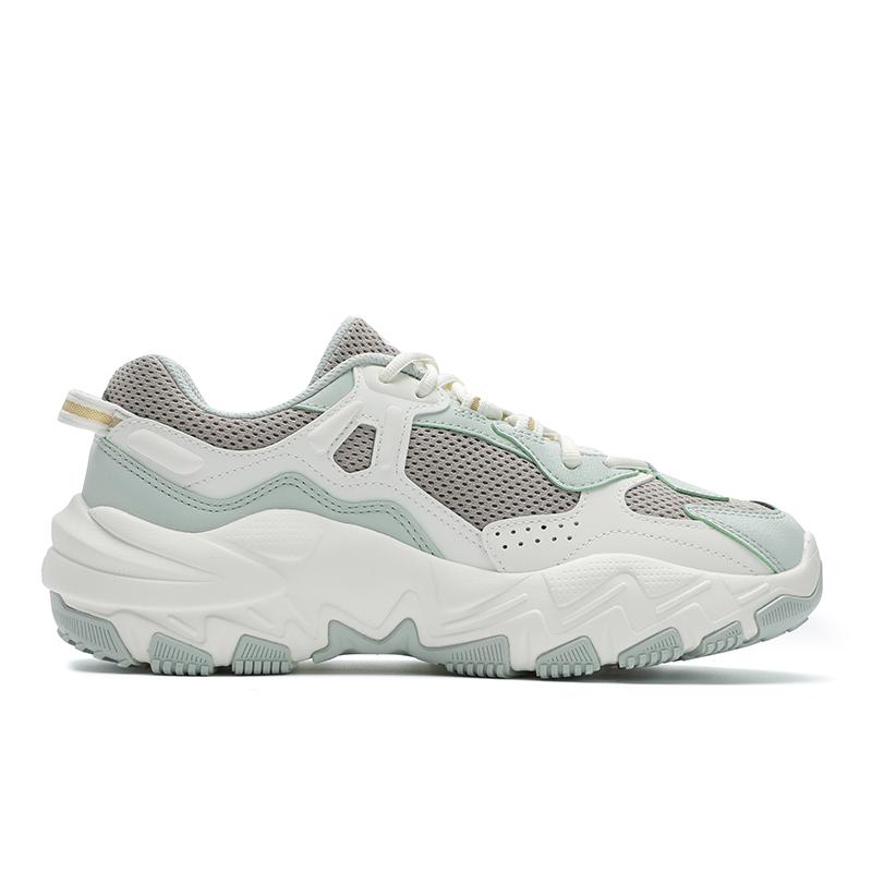 Fila Ravagement 2 S Retro Classic Fashion Casual Sports Comfortable Low-Top Dad Shoes Women Sneaker White Aqua F12W522122F-LS