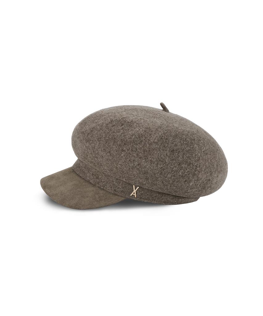 Bajal Va Studded Wool Combo Newsboy Cap Warm-Top