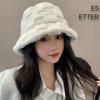 Women's Fashion Cap Autumn and Winter Thicken Warm Hat Korean Style Cold Proof Windproof Sherpa Bucket Hat