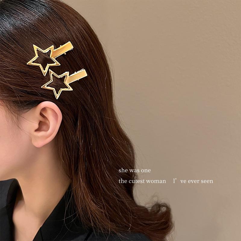 

Геометрические Звезды Металлические Заколки для Волос Женские Девочки Детские Зажимы для Волос Шпильки Заколки Аксессуары Захваты для Волос Головной Убор Головной Убор Украшение 5 cm
