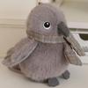13cm Cute Simulation Bird Plush Doll Pendant Cartoon Round Bird Can Be Fixed Standing On The Shoulder Plush Toy Gift For Child
