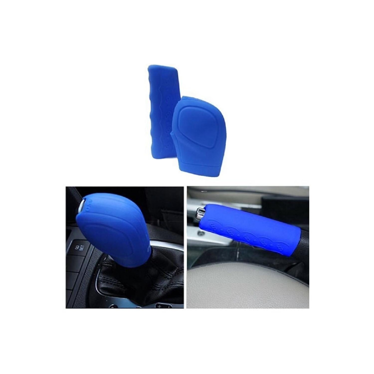 

Dsg Automatic Blue Color Set Silicone Gear Shift Knob And Handbrake