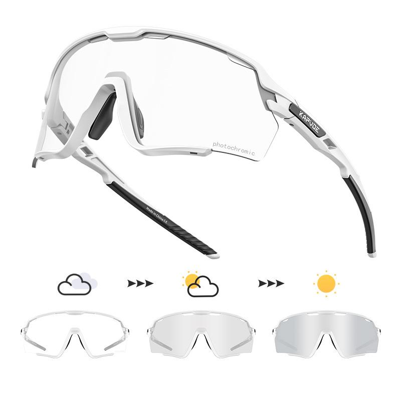 

KAPVOE New color-changing professional cycling glasses for mountain biking, road cycling, and outdoor windproof sports TK170-PH-SI-1L-12