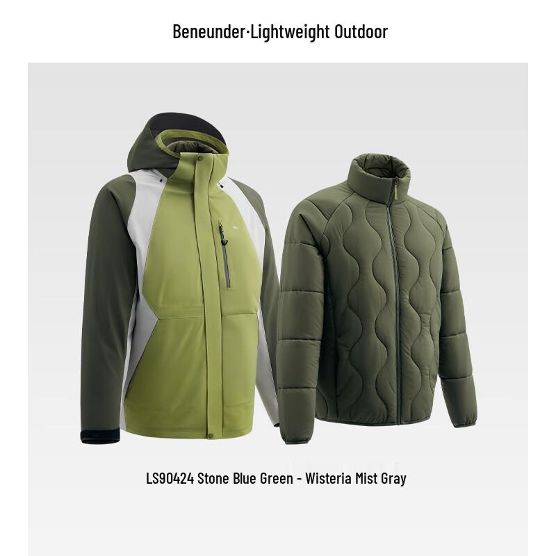 Beneunder Men s Air Fleece Warm Jacket LS90424 XL