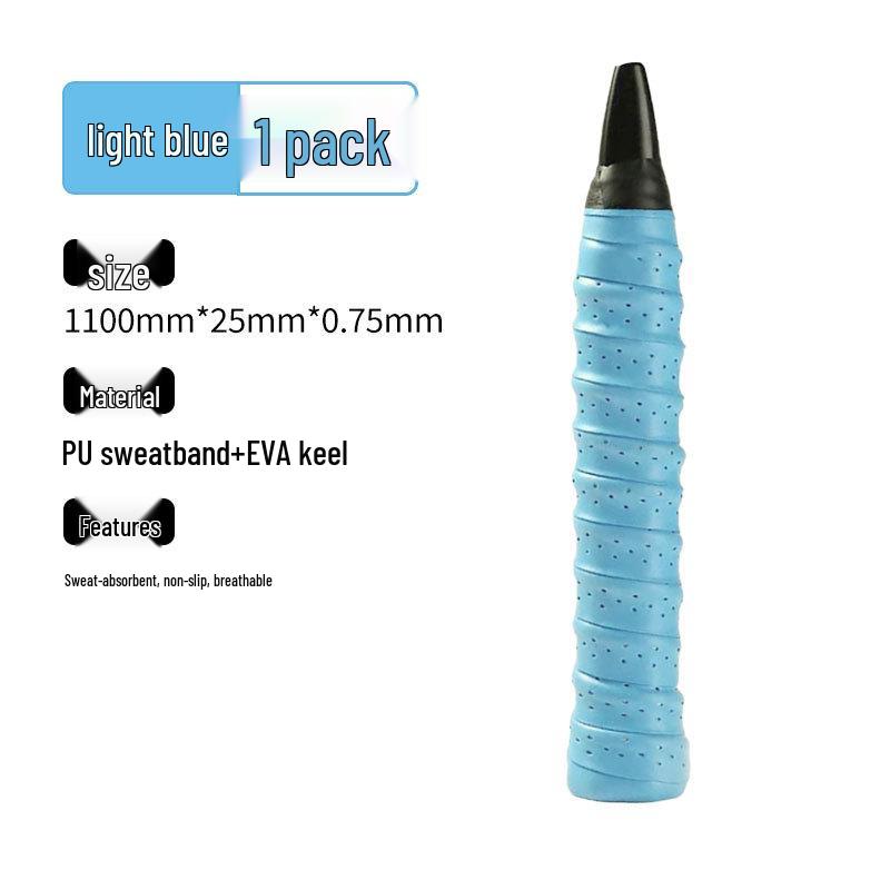 Dragon Bone Perforated Badminton Grip: Anti-Slip, Sweat-Absorbent, Breathable Wrap for Tennis Rackets & Fishing Rods