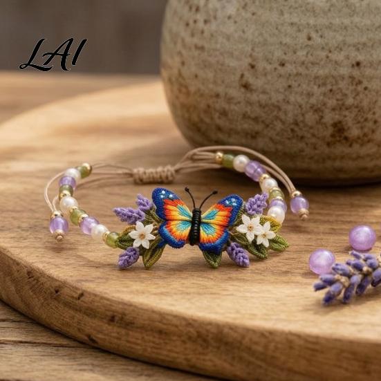 Quiet Time Handcraft Activities DIY Beaded Bracelet Making Kit 3D Hummingbird Butterfly Fox Small Ornament Kit Craft Beginner-Friendly Bead