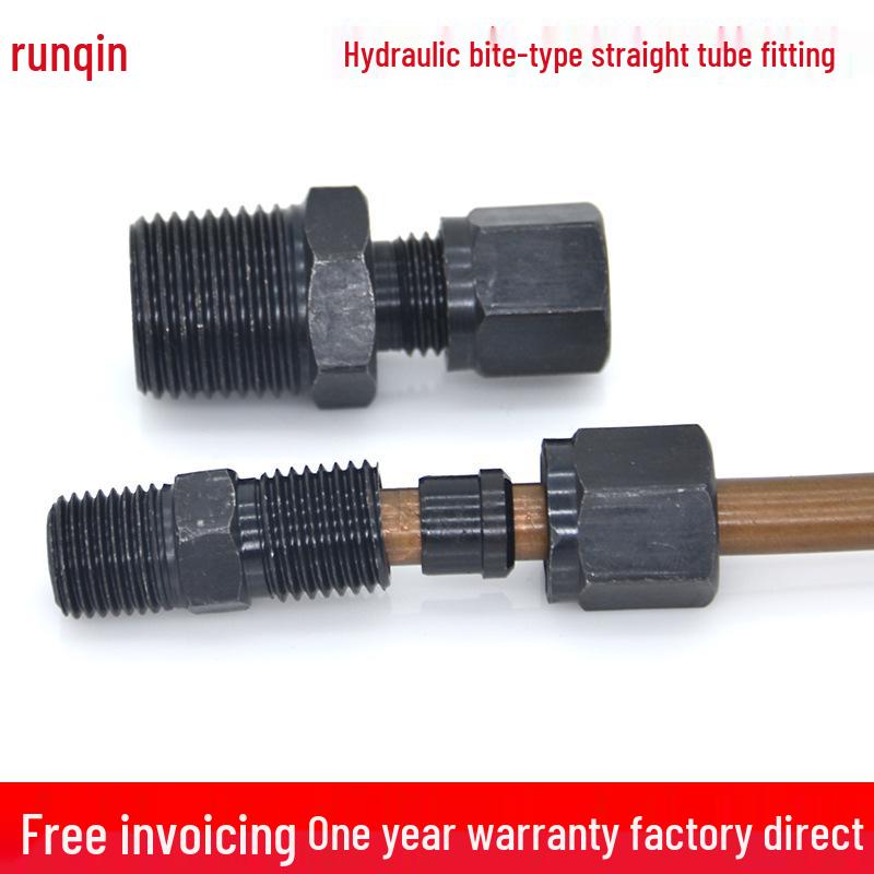 Carbon Steel Hydraulic Ferrule for Copper Tube Fitting – Straight Sizes: 2/3/4/6 Points & 10-22MM