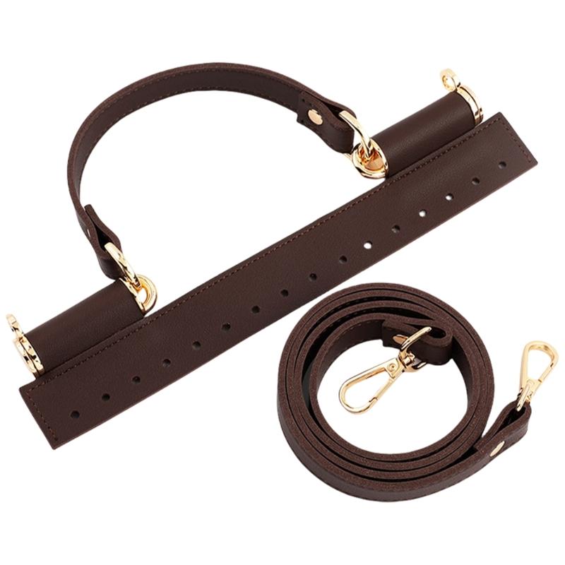 Quality Woven Bag Parts for Enthusiasts Bag PU Leather Cover Handle and Strap Create Your Unique Charm Accessories