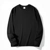 Unisex Heavyweight 400g Pure Cotton Long Sleeve Whitening T-Shirt – Thick, Non-Transparent, Casual Base Layer