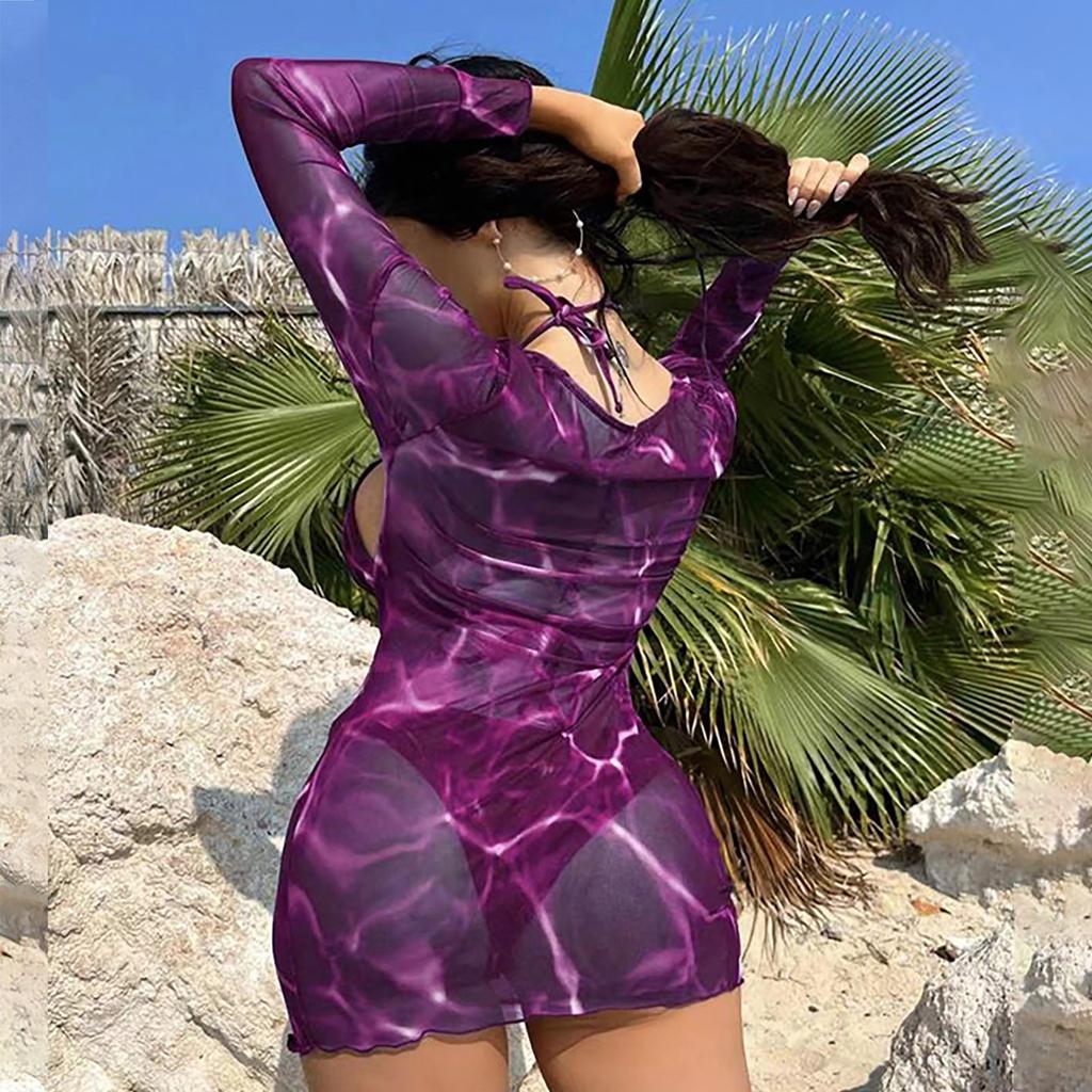 Stroje kąpielowe Kobieta 2025 Europejskie I Nowe 2025 Bikini Strój Kąpielowy Trzyczęściowy Zestaw Długa Spódnica Rozdzielny Monokini ropa de mujer