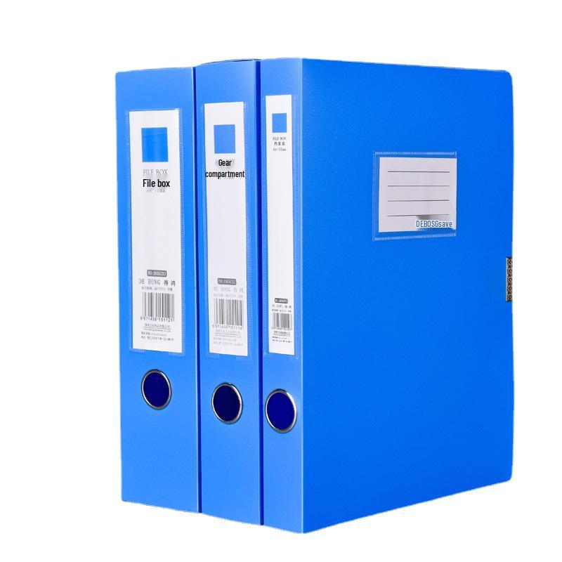 Large Capacity A4 Archive Box - Thickened Material for Document Storage
