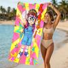 Beach Towel with Arale Pattern - soft,absorbent,machine washable Lightweight&Modern,swimming,Travel Essentials