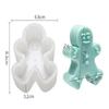 Christmas Ornament Chocolate Mold Snowflake Pendant Mold Elk Tree Decoration Epoxy Resin Santa Claus Gift For Home Decoration