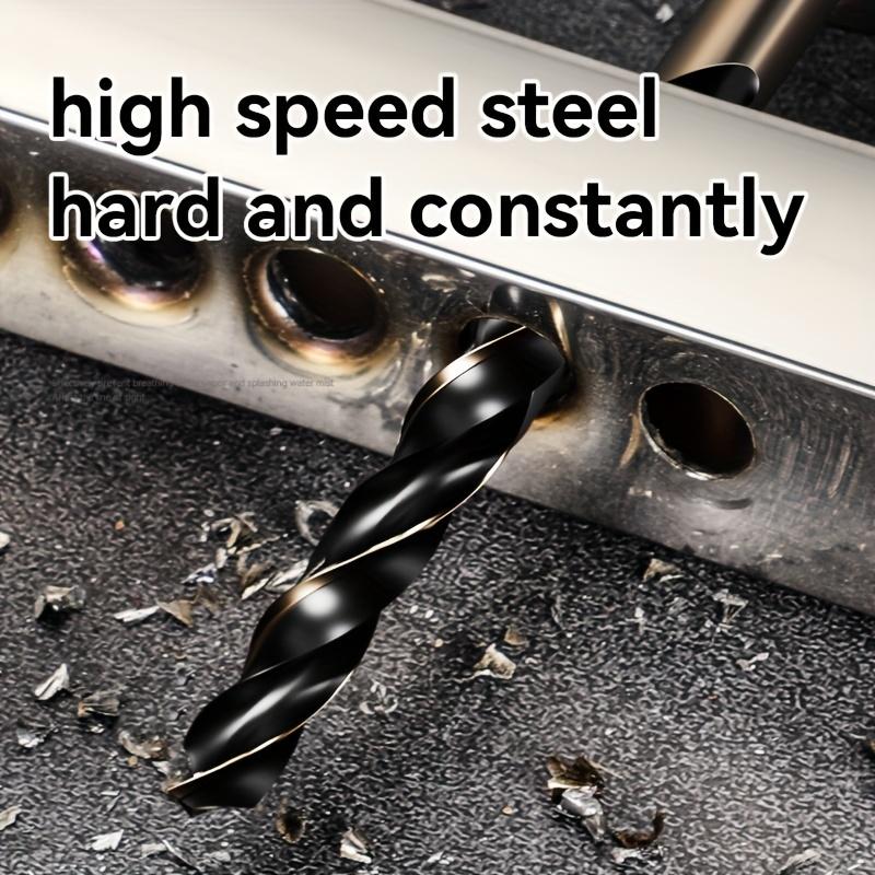 5 szt. Zestaw wierteł krętych powlekanych kobaltem 1,5 mm-6,5 mm HSS M35 Wiertło pistoletowe Do drewna/metalu Wiertło do wycinania otworów Narzędzia elektryczne