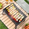 Portable Barbecue Stove with Foldable Barbecue Rack, Smokeless Charcoal Stove Suitable for Outdoor Camping and Picnics